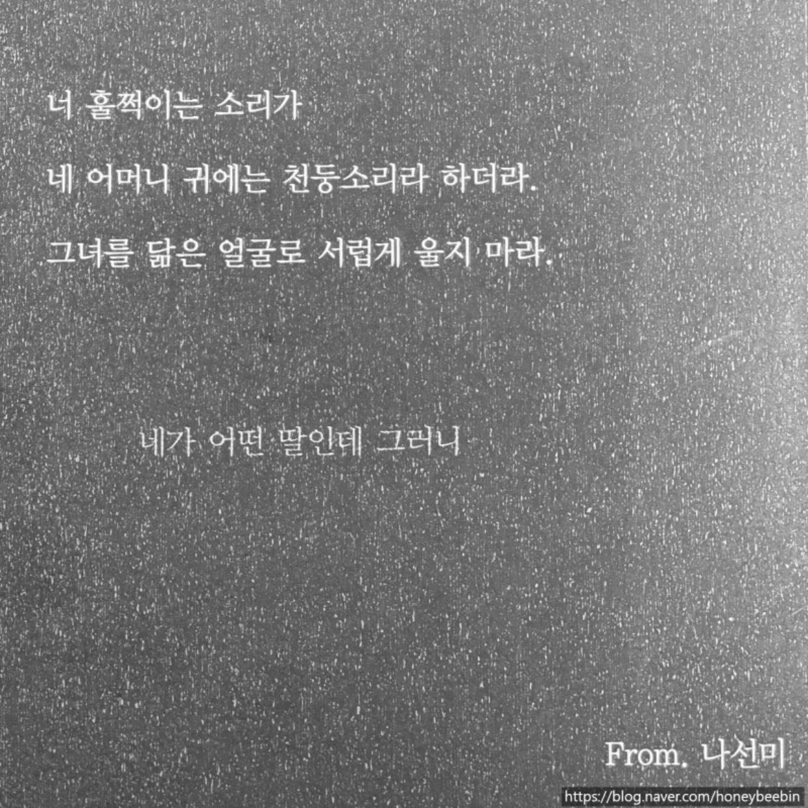 꿀벌빈님의 리뷰 이미지 1 - 너를 모르는 너에게 (나선미 시집)