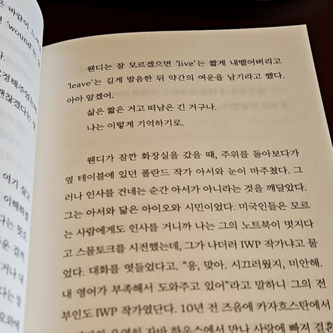 Hee님의 리뷰 이미지 0 - 삶의 반대편에 들판이 있다면 (문보영 아이오와 일기)